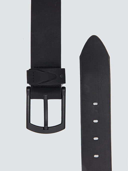 Deri G?r?n?ml? Erkek Kemer - Waikiki фото 3