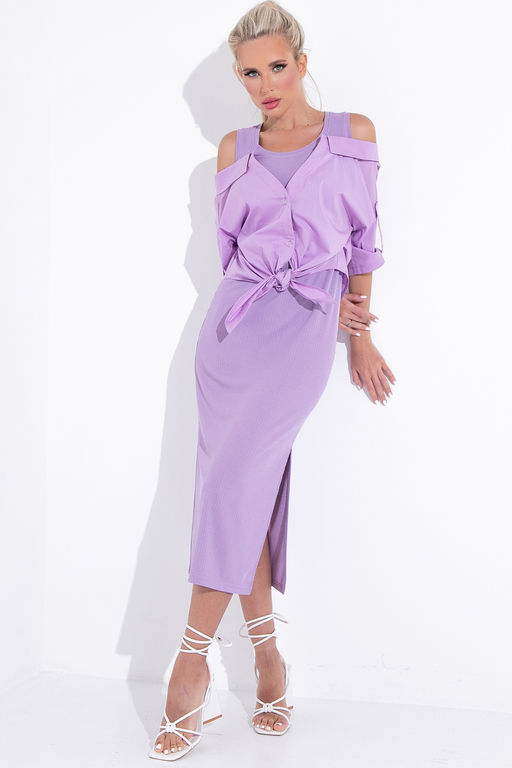 Платье Морской бриз (сирень) - Эльза фото 3