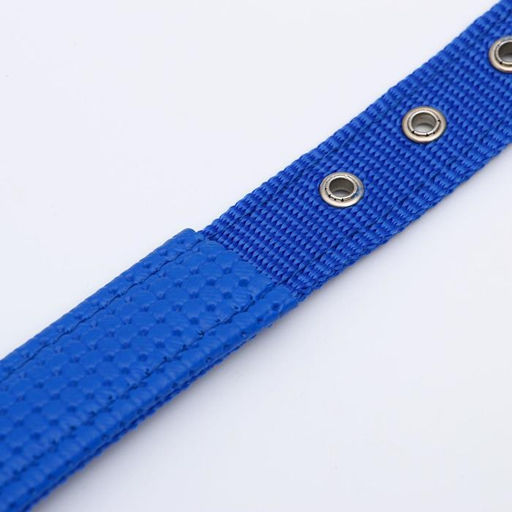 Ошейник Комфорт комбинированный, 55 х 2,5 см, ОШ 40-50 см, синий - Пижон фото 5