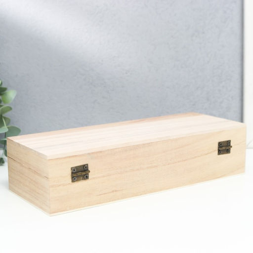 Цена за 6 шт. Шкатулка для росписи дерево «Купюрница», для творчества, декора, 24×9.5×6 см