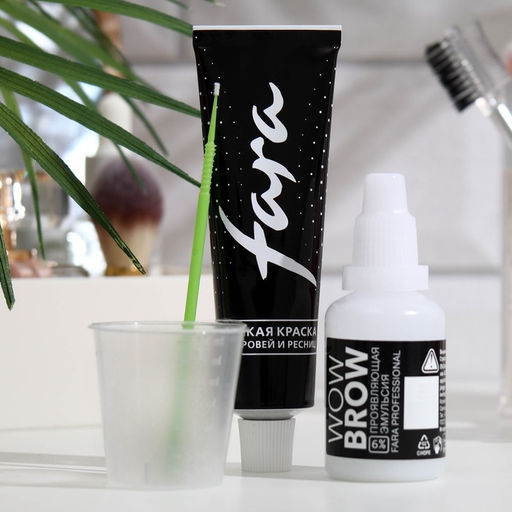Стойкая краска для бровей и ресниц с эффектом татуажа Wow Brow, 3.0 коричневый - Simaland фото 3