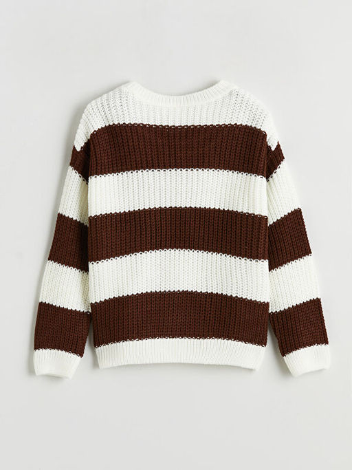 Bisiklet Yaka Erkek ?ocuk Triko Kazak