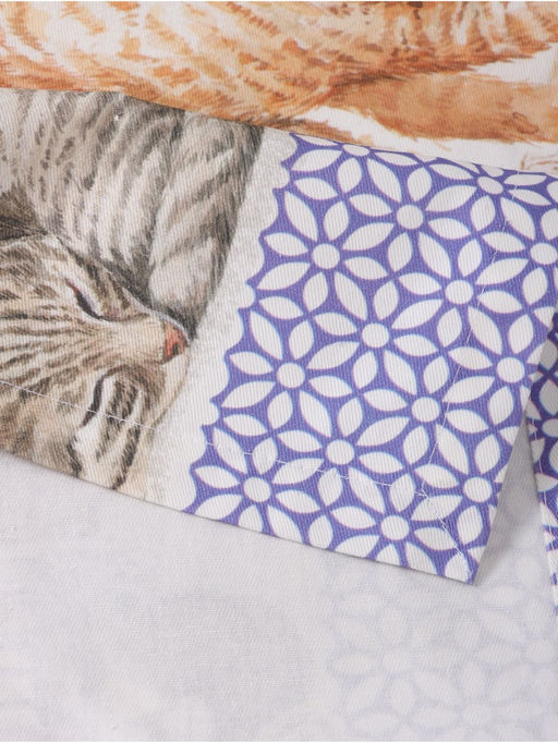 Скатерть Этель Уютные коты, 220?147 см, 100% хлопок, саржа 190 г/м?