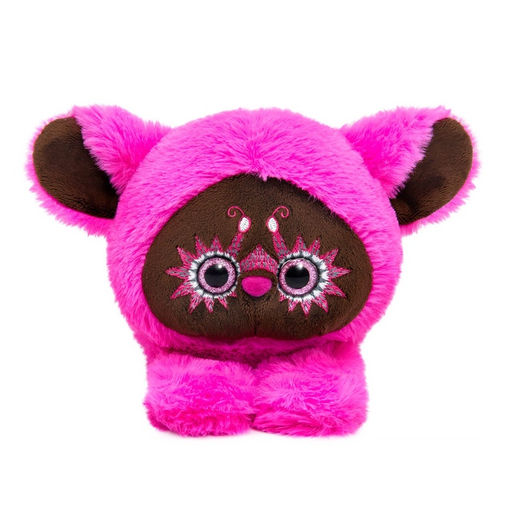 Мягкая игрушка «Тёко» на 2 браслетах, фуксия, 25 см