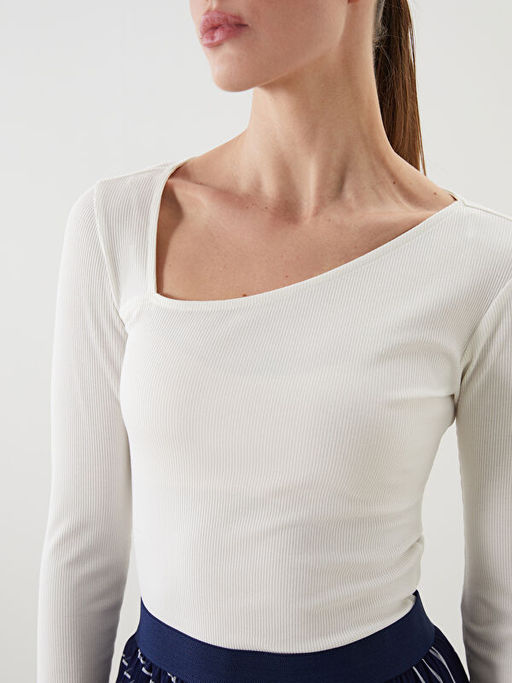 Asimetrik Yaka Kad?n Ti??rt