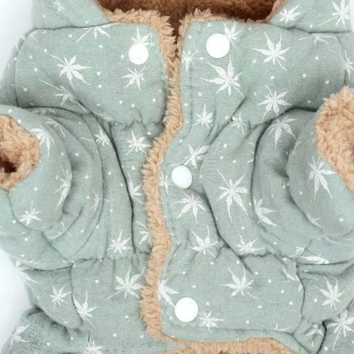 Комбинезон Прогулка, размер XS (ДС 20, ОГ 33, ОШ 23 см, до 3 кг), серо-зелёный - Simaland фото 10