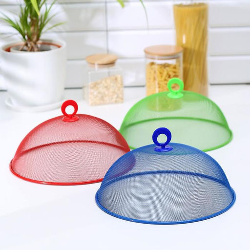 Крышка-сетка для продуктов Доляна Вкус, d=28 см, цвет МИКС  фото 5