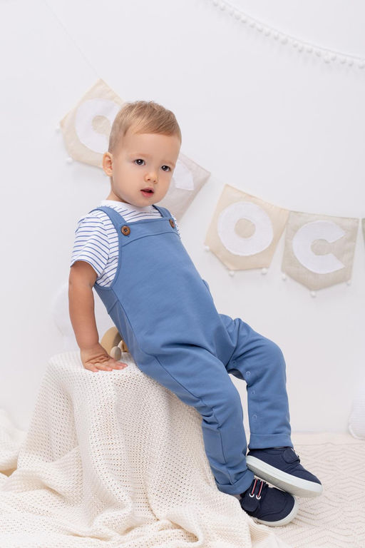 КР 6466/синяя волна полукомбинезон д/мал яс