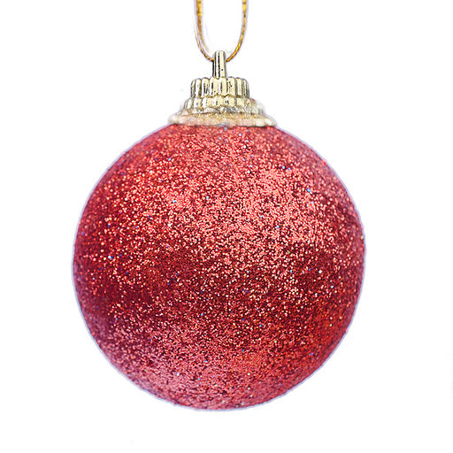 Набор новогодних украшений "Метелица" красные и золотые (5см*20шт)