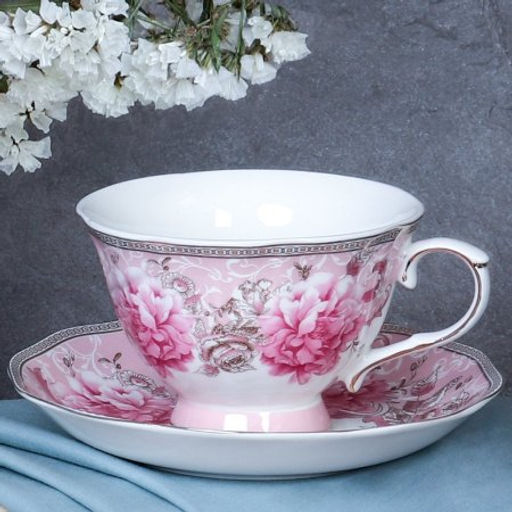 Чайный набор 12 предметов 250 мл на ножке / RS/12-FY22002 Grey /уп 8/ - Галеонтрейд фото 3