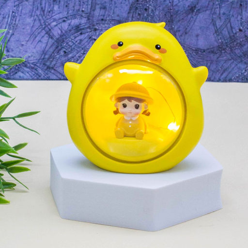 Ночник Baby duck, yellow (10 см), пластик