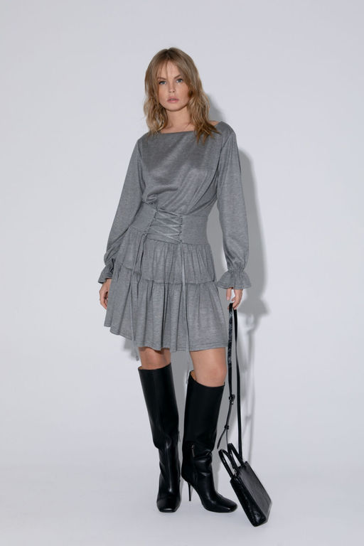 Платье Pirs 5399-Р серый  фото 3