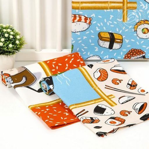 К-т полотенец Васаби 50*60 см. - 3 шт. рогожка хлопок 100% - Лен поволжья фото 5