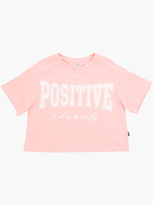 Футболка с принтом UD 7569 крем-роз - Mini maxi фото 5