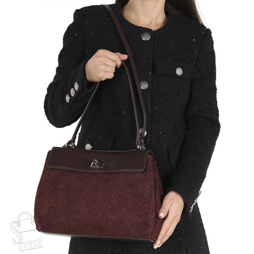 Сумка женская кожаная 9766VGAA coffee Vitelli Grassi/30  в Новосибирске