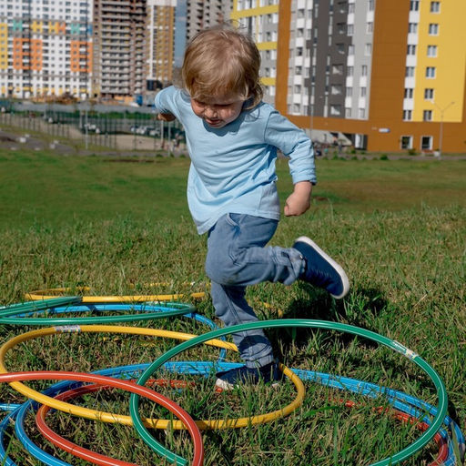Обруч, диаметр 70 см, цвет жёлтый - Соломон фото 9