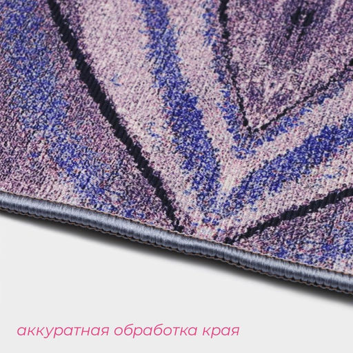 Коврики для ванной и туалета Доляна Отражение, 2 шт: 50?80 см, 50?40 см фото 4