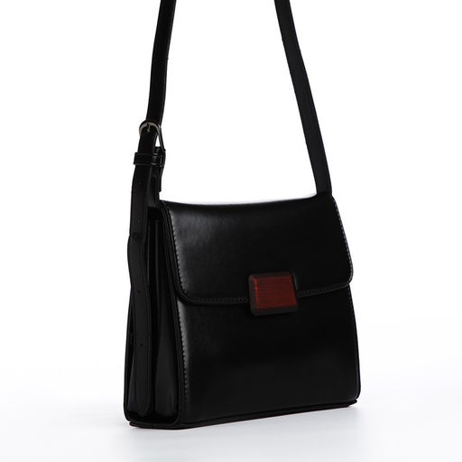 Сумка-мессенджер на магните, цвет чёрный - Simaland фото 3