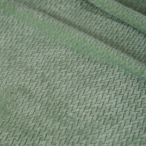 Покрывало Колетта 180х200см, зелёный, велсофт 270г/м, 100% полиэстер - Атра фото 4