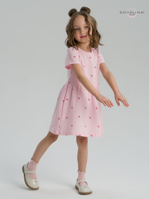 Платье Лето лапша сердца на розе - Sovalina фото 22