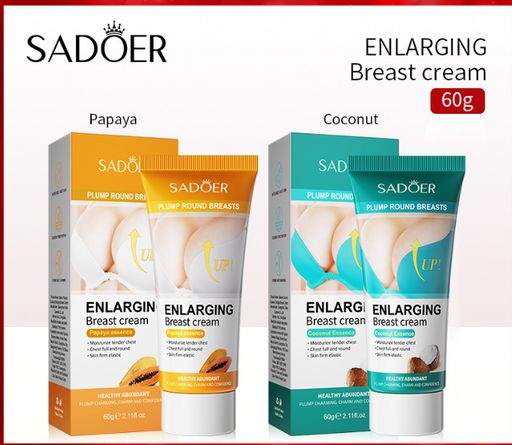 SADOER Крем для укрепления и подтяжки груди Enlargin Breast Cream Coconut, 60гр - ANGEALA фото 7