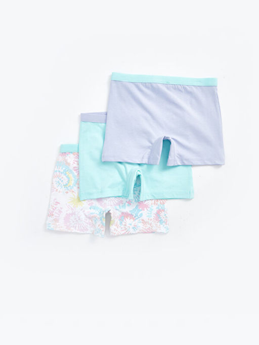 Bask?l? K?z ?ocuk Boxer 3l? - Waikiki фото 2
