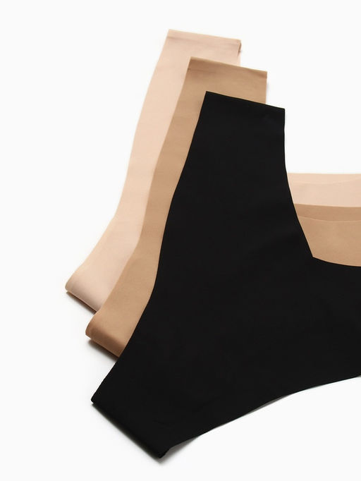 Трусы бесшовные стринги KAFTAN, набор 3 шт., размер 44-46