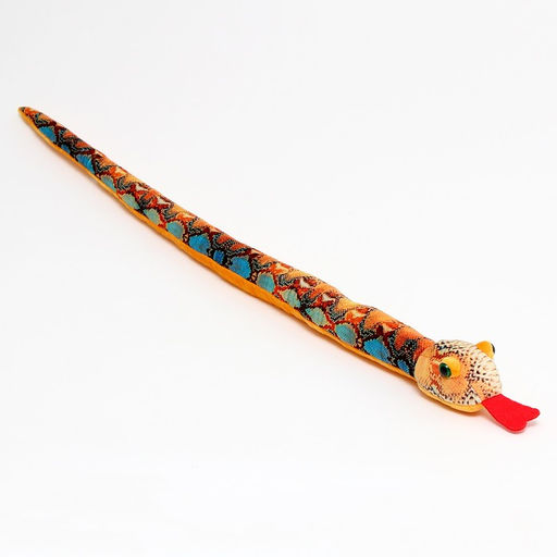 Мягкая игрушка Змея, 80 см, голубые пятна - Simaland фото 5