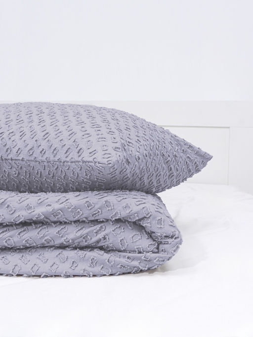 Постельное бельё евро LoveLife Tufting Квадрат, микрофайбер