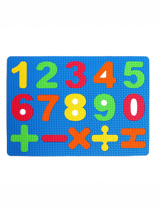 Коврик-пазл «Яркие цифры», цвета МИКС