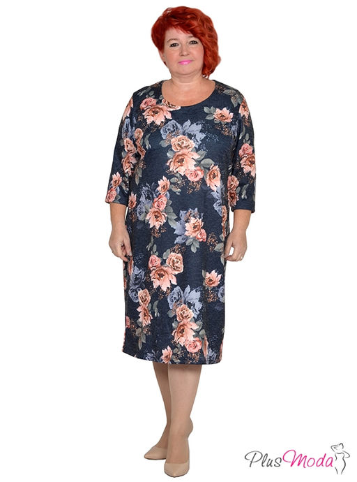 Платье Модель №1768 размеры 44-84 - Plusmoda фото 2