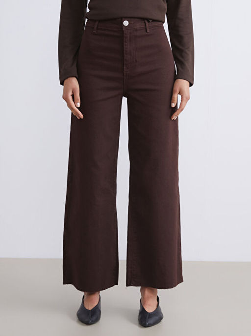 Wideleg Kad?n Jean Pantolon