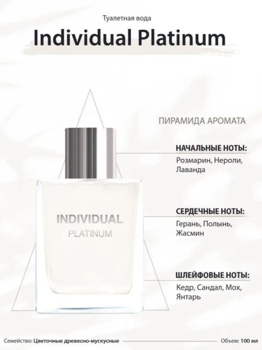 Dilis Individual Platinum Туалетная вода для мужчин 100 мл