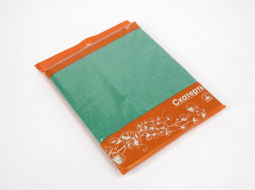 3832- БЧ Скатерть 180*145 4579-46 "Рогожка" цв. зеленый