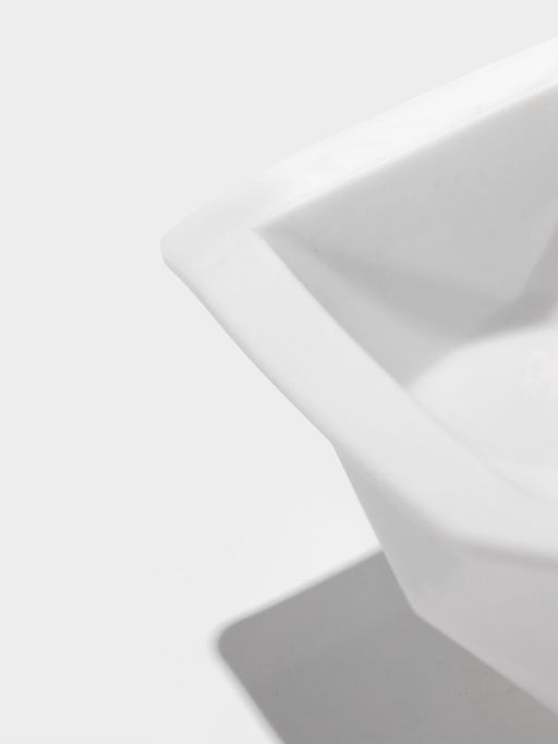 Форма для муссовых десертов и выпечки KONFINETTA Геометрия любви, силикон, 21.5?20?6 см, белая