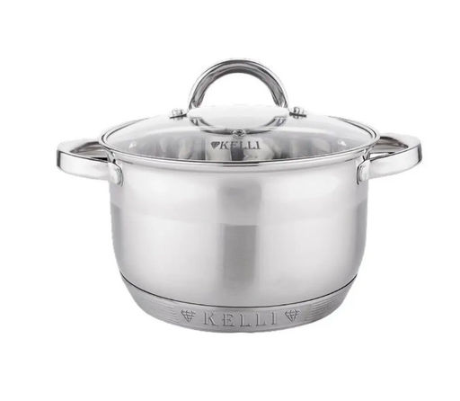 Кастрюля нерж. 2,9 л "Kelli", арт. KL-4712-18