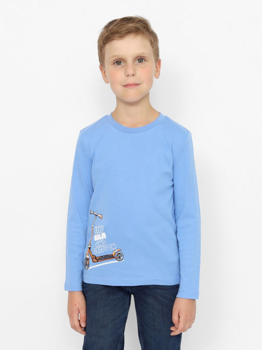 CRB wear/CWKB 63675-43-384 Джемпер для мальчика,голубой/Ex.Cherubino фото 3