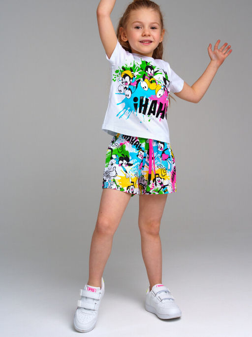 PlayToday / Комплект для девочки: футболка, шорты фото 3