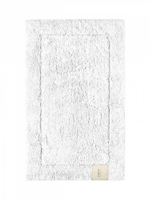 Коврик для ванной 50x80 белый вискоза, хлопок