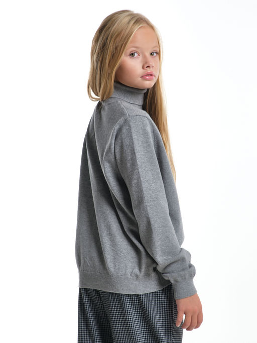 Джемпер (водолазка) 33-12240 т.серый