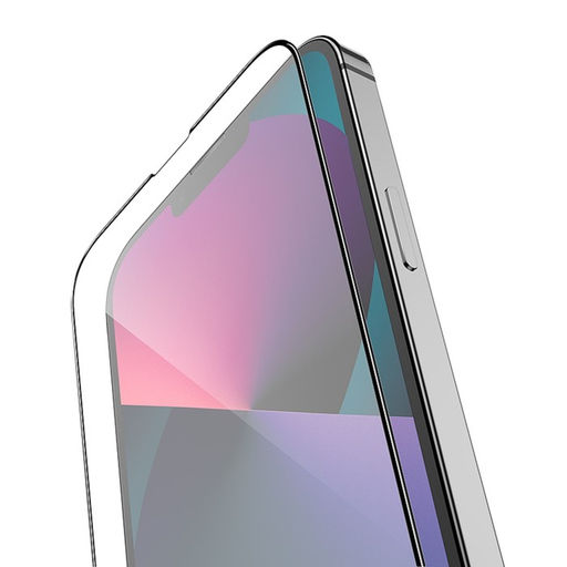 Защитное стекло Hoco G1, для iPhone 13 mini, ПЭТ слой, анти отпечатки, чёрное