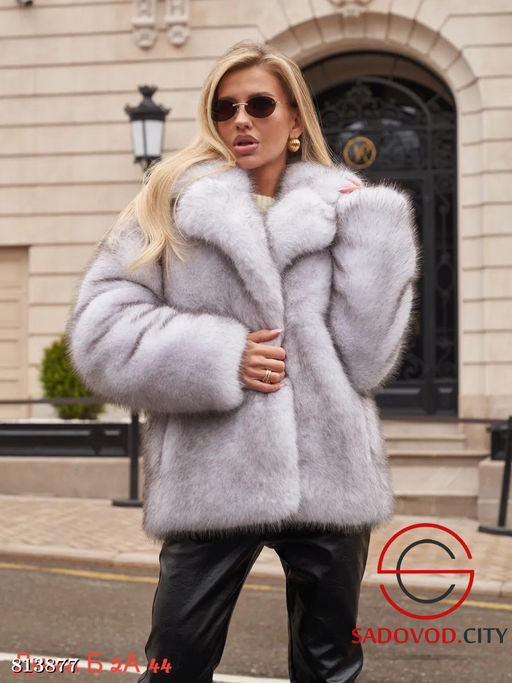 Шуба женская из искусственного меха