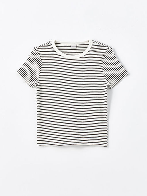 Bisiklet Yaka K?z ?ocuk Ti??rt ve ?ort Etek - Waikiki фото 2