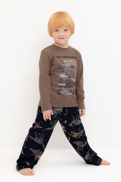 Crockid _ К 1600/сосновая кора,на раскопках пижама для мал  фото 2