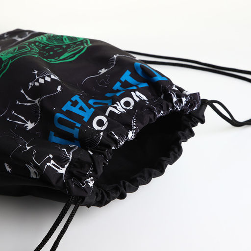 Мешок для обуви, 34*0,1*45, отд на стяжке, черный - Simaland фото 3