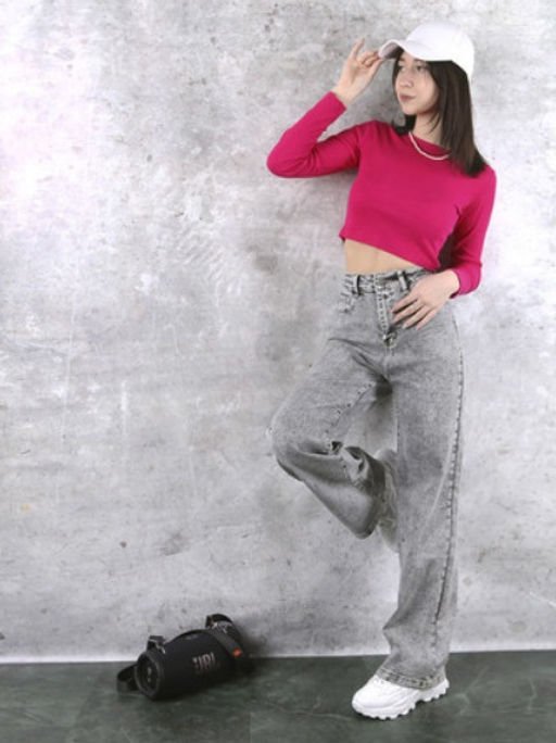 Джинсы R жен. трубы D460 Уценка