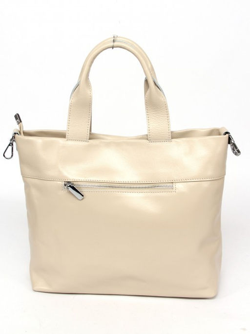 Сумка женская натуральная кожа RM-SH-8203, 1отд+карм/перег, плечевой ремень, бежевый SALE 261760 - Adelia фото 2