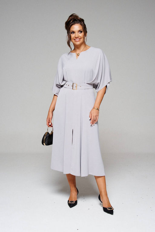 Платье 6213 серый - Beautiful and free фото 4