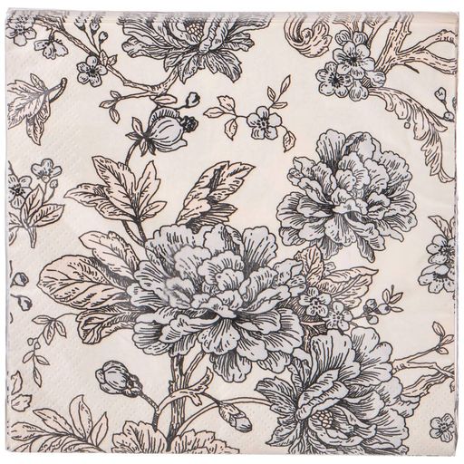 САЛФЕТКИ БУМАЖНЫЕ LEFARD ROYAL GARDEN 33*33СМ, 3СЛОЯ, 20ШТ  фото 2