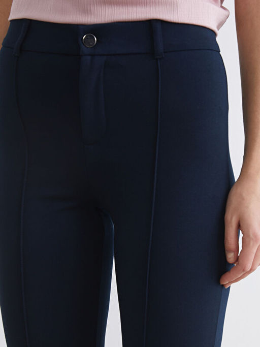 Y?ksek Bel ?spanyol Pa?a Kad?n Pantolon